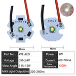 LED 3W XPE 3535 Blanc Froid Chaud Bleu Câbles Modernes Technologiques