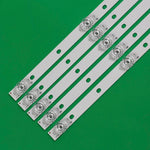 bande lumineuse led blanc rondelles transparentes points noirs moderne fixations led