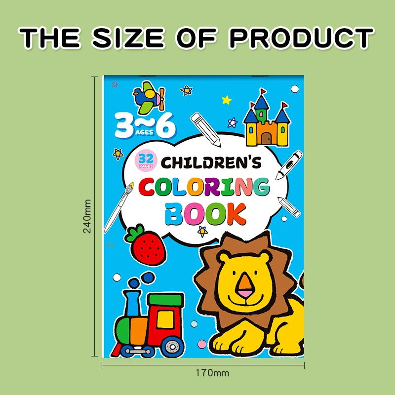 livre coloriage enfants dessins train voiture pomme poisson crayons huile illustrations françaises