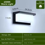 lampes murales led modernes noir blanc marron clair extérieur intérieur blanc froid blanc chaud