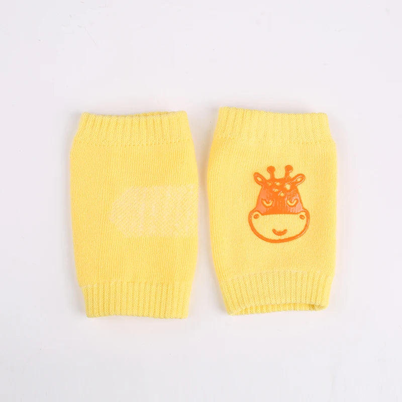 protège genoux bébé coton acrylique unisexe bleu clair jaune rose gris vert smiley brodés