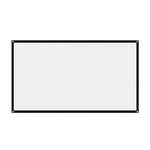 écran projection blanc noir pvc moderne 60 72 84 100 120 150 pouces