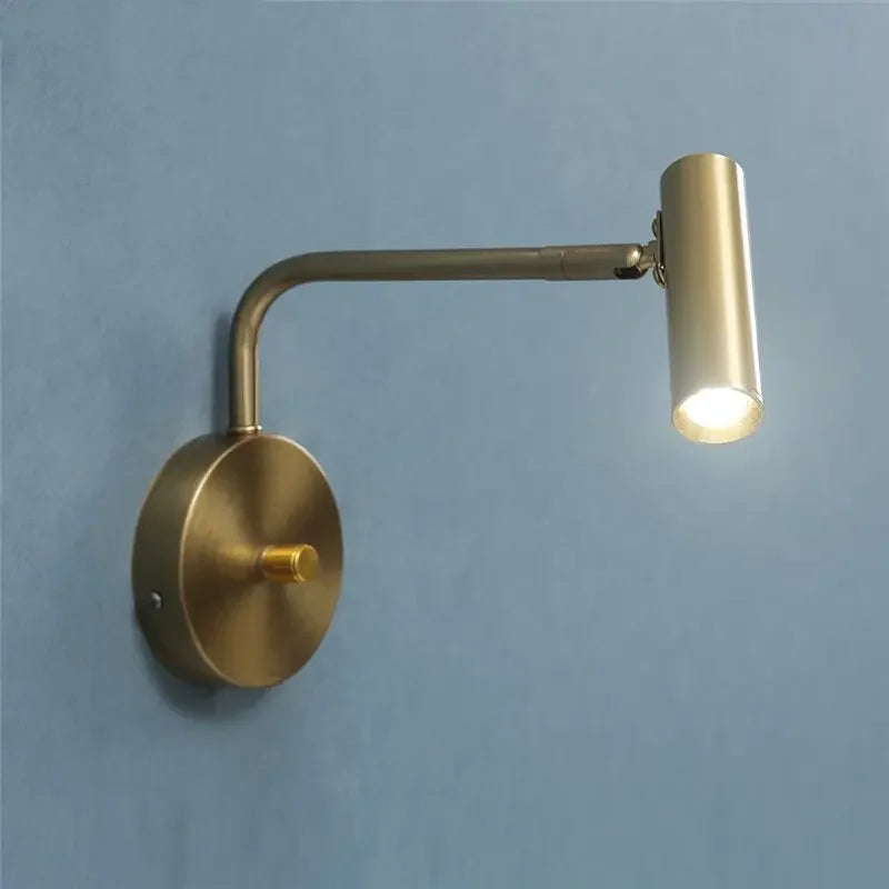 lampe murale moderne dorée fixée mur éclairage quotidien interrupteur mural LED 220V 110V 90