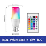 ampoules led rgb blanc multicolore transparentes modernes télécommande e27 e14 gu10