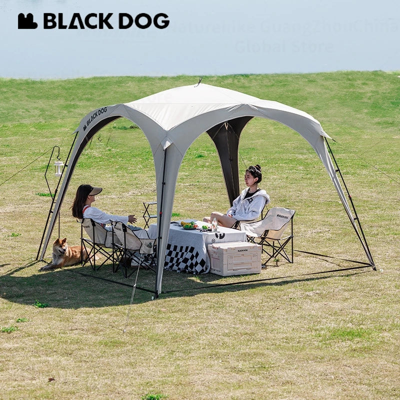 tente camping automatique imperméable grande capacité table chaises pliantes extérieur gris
