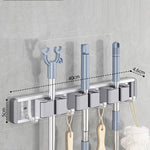 organisateur nettoyage mural multi outils respectueux environnement aluminium moderne