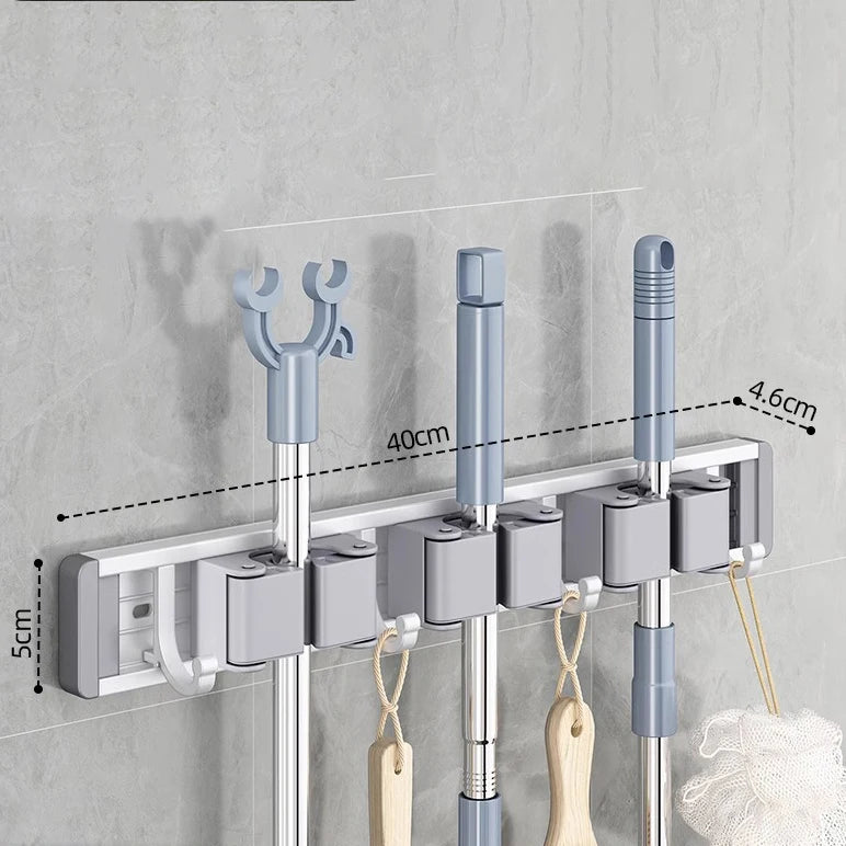 organisateur nettoyage mural multi outils respectueux environnement aluminium moderne