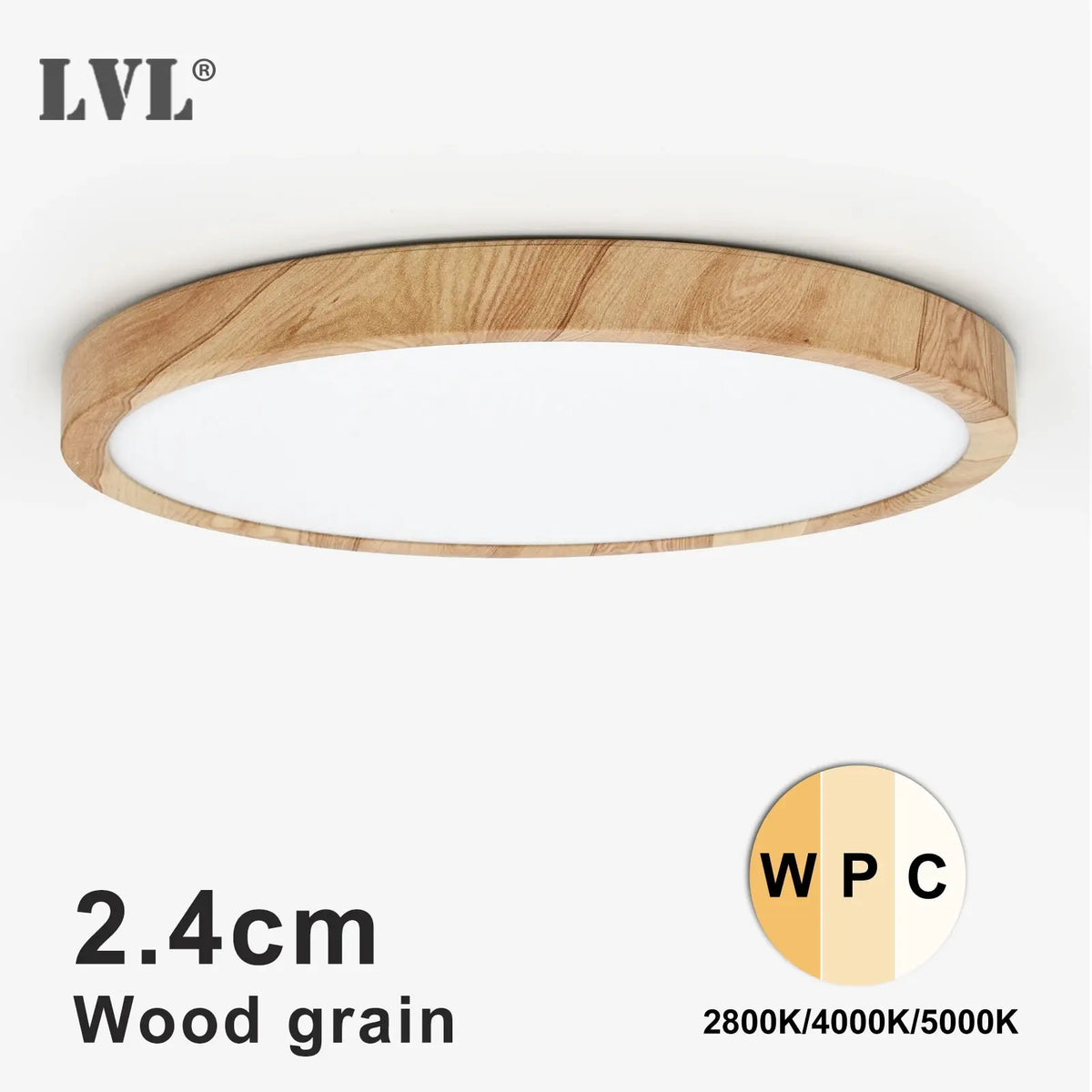 plafonnier led grain bois blanc éclairage moderne changeable 2000 82000 lumens vis