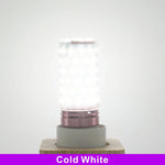 ampoules led e14 e27 carrés dorés fond blanc moderne blanc chaud doré