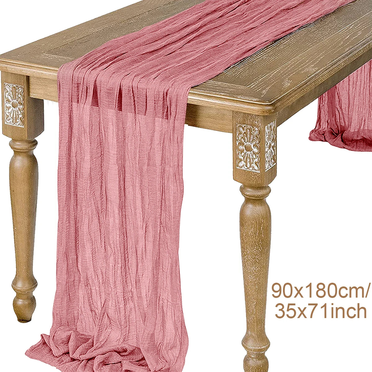 nappe decorative plissée semi transparente beige rose vert olive mariage nouvelle annee festive