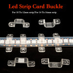 clips transparents modernes ruban led 14mm 16mm 10mm 12mm haute qualité fixations accessoires led