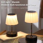 lampe table rechargeable led hauteur réglable sans fil moderne blanc noir minimalisteTouchable