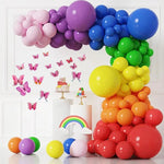 décoration murale papillons 3d adhésifs pvc rose violet blanc brillants 12 pièces différents