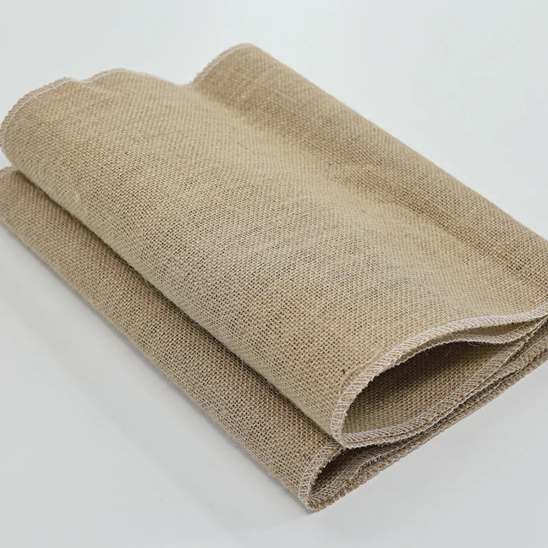 table fête tissu polyester rustique motif solide couleur beige marron noël saint valentin nouvel