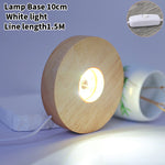 veilleuse led rechargeable bois naturel multicolore moderne adhésif interrupteur câble usb