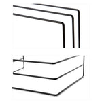 porte serviettes acier noir moderne imperméable serviettes rangement vaisselle étendoir support plat