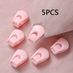 housses couette clips taies d'oreiller moderne minimaliste rose poudré vert foncé fixations plastique