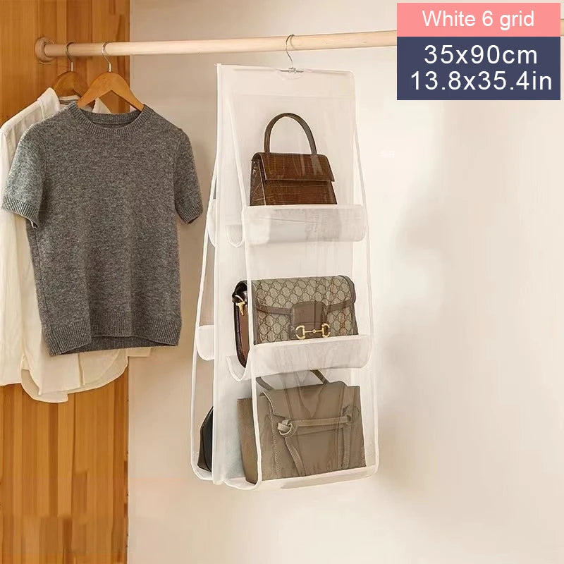 organisateur sacs armoire rangement réutilisable respectueux environnement moderne gris beige noir