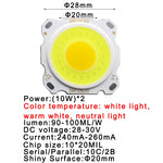 ampoules led cob blanc jaune 3w 5w 7w 10w rondes modernes phi28mm phi20mm