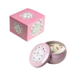 bougies parfumées fleurs séchées rouge bleu rose multicolore motifs floraux mandala ethnique boho chic