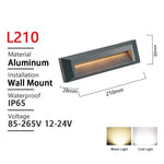 applique murale led moderne extérieure ip65 noir doré adhésif verre borosilicate