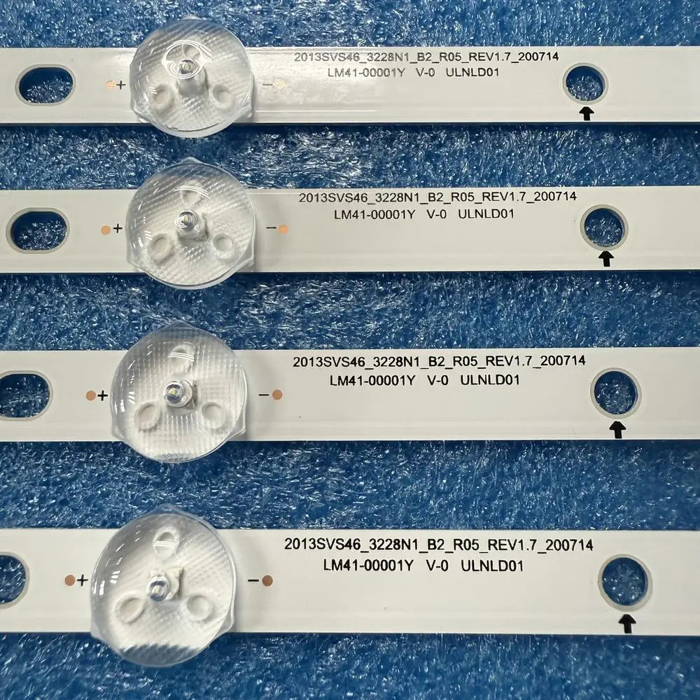 bande lumineuse led blanc adhésive moderne connecteurs repose fils fixe télévision aluminium