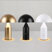lampe table champignon or noir moderne minimaliste tactile usb rechargeable