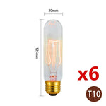 ampoule edison filamente spiral dorée vintage 360° lumens e27 transparente