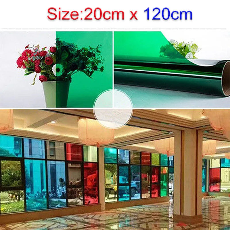 films verre adhésifs transparents multicolores moderne orange violet vert jaune rouge bleu
