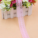 ruban dentelle 30mm violet rose orange bleu noir blanc motifs floraux classique polyester