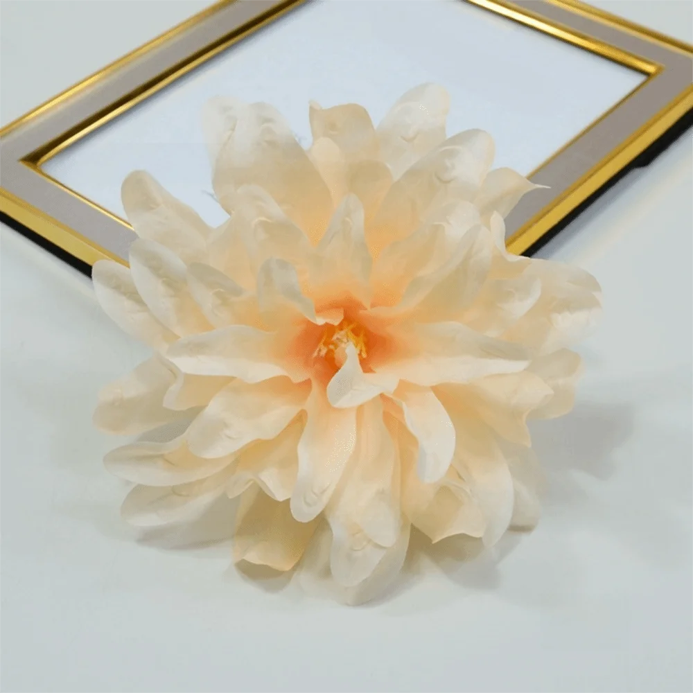 fleurs artificielles rouge bleu beige blanc orange rose violet modernes décoration intérieure boîte 15cm