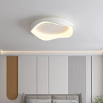 plafonnier led moderne minimaliste acrylique blanc chambre salon entrée lumière
