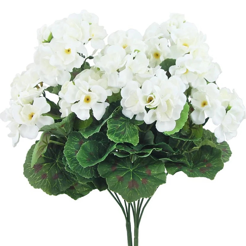 fleurs artificielles soie rouge vert modernes décoration intérieure anniversaire mariage baby shower