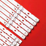 bande led 12 pièces blanc points noirs moderne connecteurs 3v