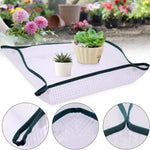 tapis jardinage blanc vert moderne rayures grille poignées 50cm 1m imperméable transplantationiauxités