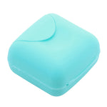 boîtes savon plastique vert rose bleu opaques modernes sans fuite intérieur texturé
