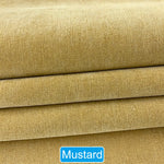 tissu polyester uni moderne vert orange bleu gris marron rouge jaune 148x100cm