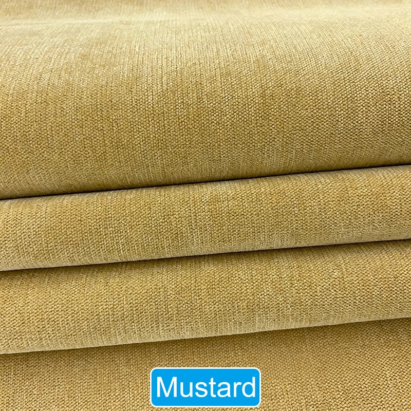 tissu polyester uni moderne vert orange bleu gris marron rouge jaune 148x100cm