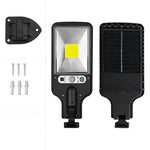 projecteurs solaires extérieurs modernes ip65 led économie énergie noir interrupteur sensoriel 270deg