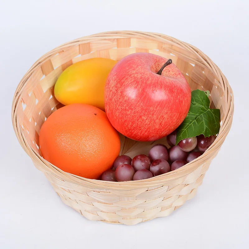 paniers tissage osier naturel réutilisables fruits rangement traditionnels bois bambou