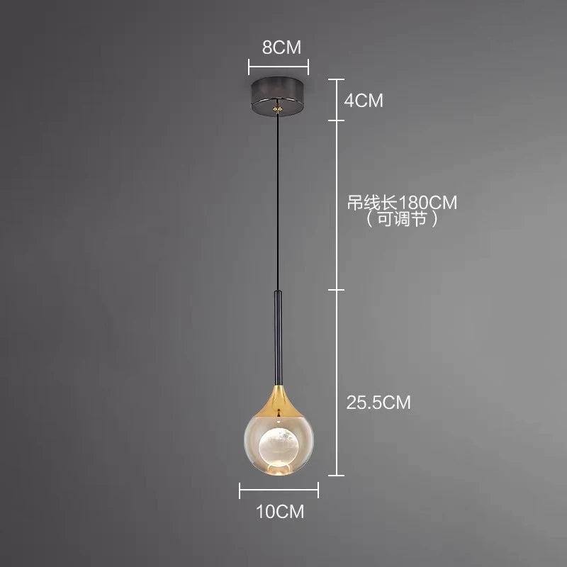 suspension lumineuse moderne noir argenté transparent serviettes peignoirs osier decoration interieur minimaliste