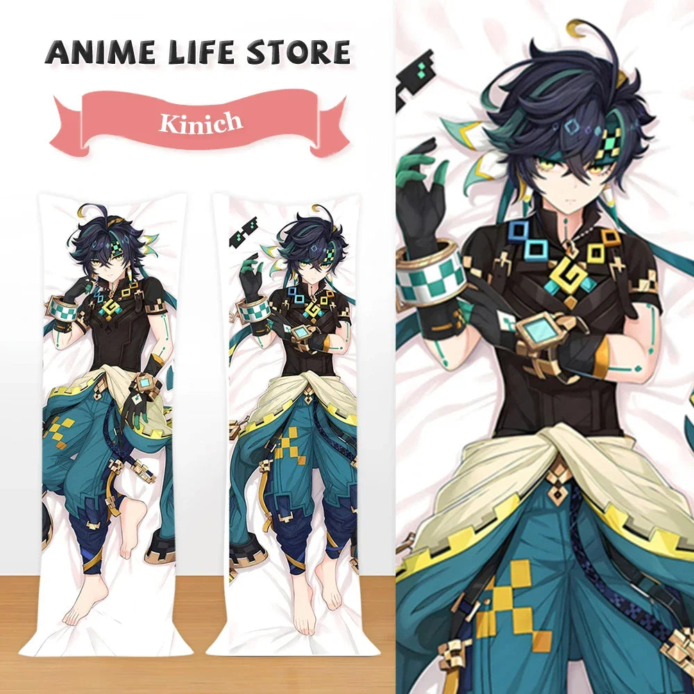 housse coussin dakimakura anime kinich taie d'oreiller longue cosplay decoration chambre lit