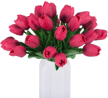 décoration mariage tulipe artificielle noire moderne intérieur 20 pièces bricolage événement
