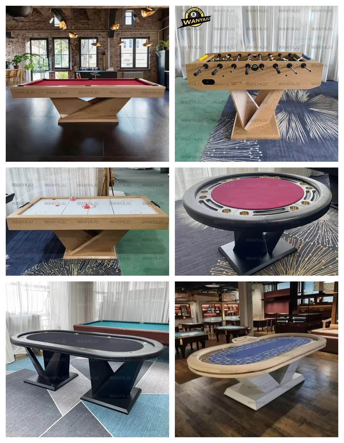 table billard transformable table manger ping pong 7ft 8ft 9ft ardoise bois cuir modernes