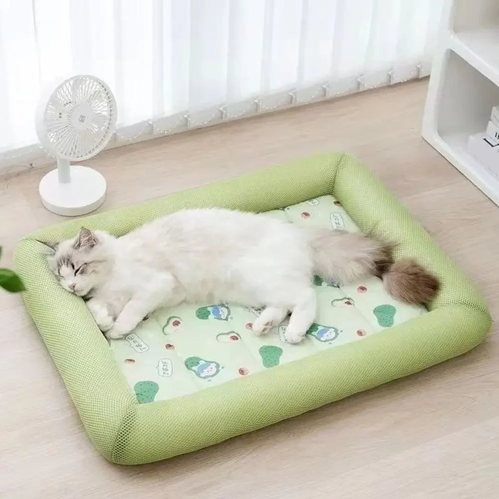 Lit animaux domestiques vert bleu personnages mignons respirant moderne confortable taille xl