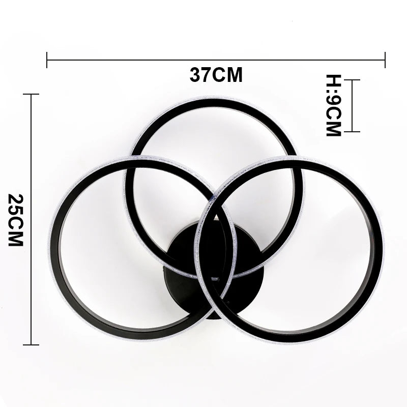 Plafonnier LED Cristal Moderne Réglable 3000K 6500K Salle Bain Étude Économie Énergie Robuste Moderne