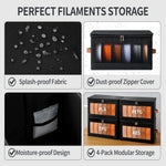 organisateur rangement sac polyester pliable multi usage spools filament 3d antihumidité poignées cuir fenêtre