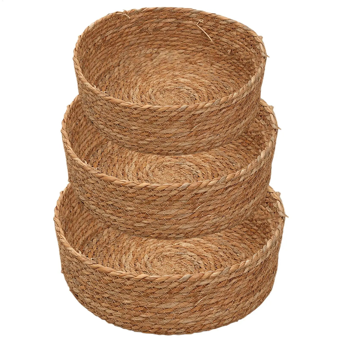 paniers tressés rotin naturel rangement fruits cosmétiques rustique maison artisanal multifonctionnels