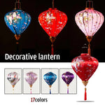 lanternes traditionnelles fleur bleu rouge translucides décoration mariage anniversaire noël