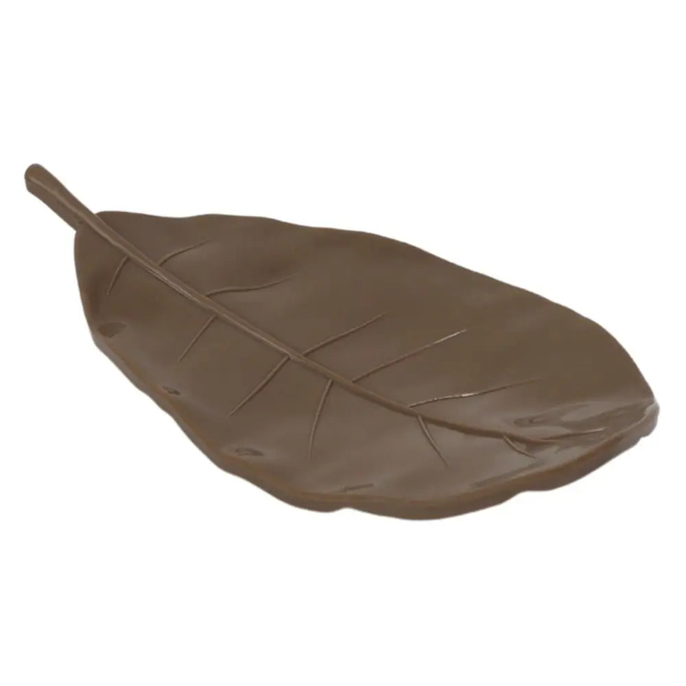 assiettes feuilles forme moderne minimaliste couleurs vert gris marron rouge blanc